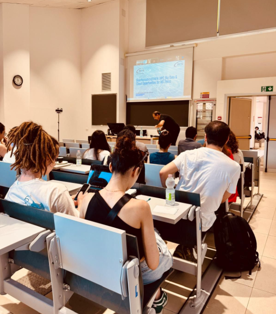 Lecture and classroom moment